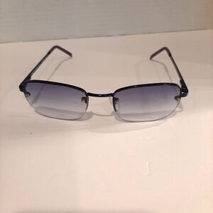 Ralph By Ralph Lauren 973/S Black/Grey 90s Rimless Sunglasses Frames Only
